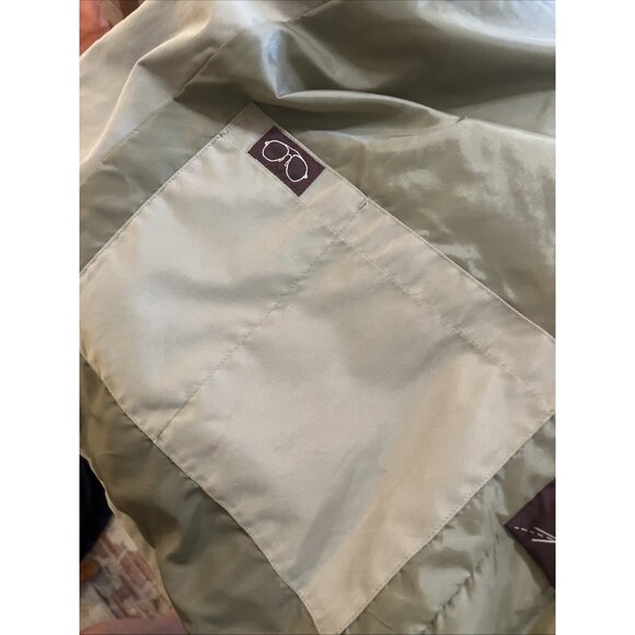 TravelSmith Khaki Safari Travel Polyester Blend Jacket Blazer, Size XL Pockets. - Picture 11 of 12